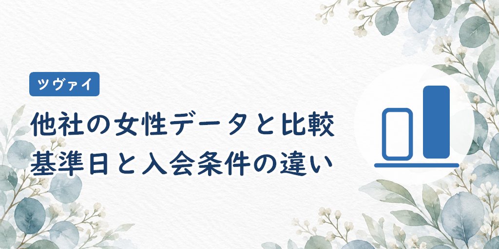 他社の女性会員データと並べる｜IBJ本体・IBJメンバーズ・パートナーエージェント